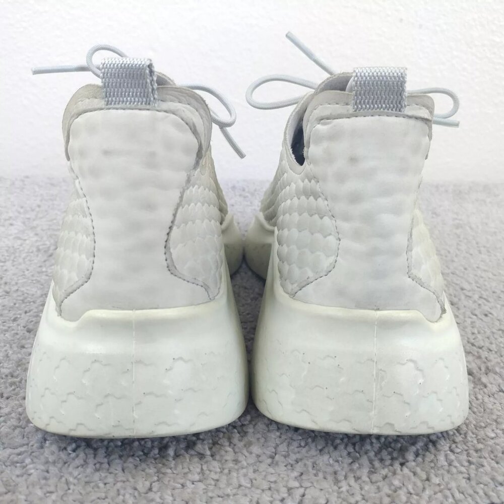 Ecco Therap Womens 39 EU Shoes Concrete Gray Lace Up Comfort Sneakers Low Top - Picture 7 of 11
